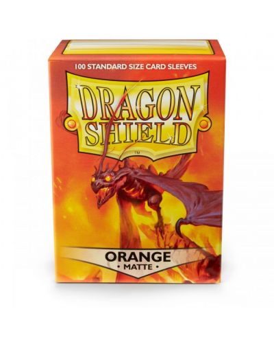 Dragon Shield Standard Sleeves - portocalii, mat (100 buc.) - 1