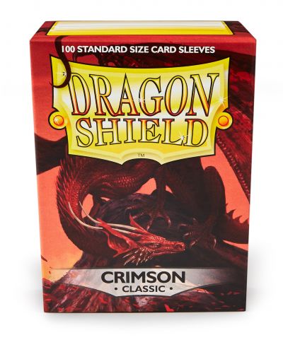 Dragon Shield Standard Sleeves -  rosu-aprins (100 buc.) - 1