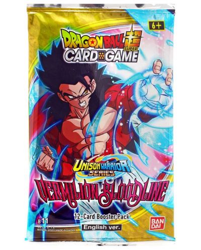 Dragon Ball Super Card Game: Unison Warrior Series 2 - Vermilion Bloodline B11 Booster  - 1