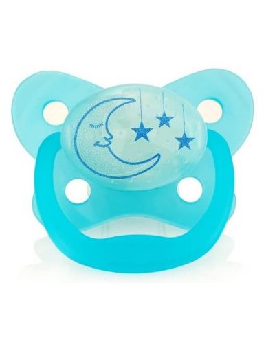 Dr. Brown's Light-up Orthodontic Soother - Freckles, 6-12 luni - 1