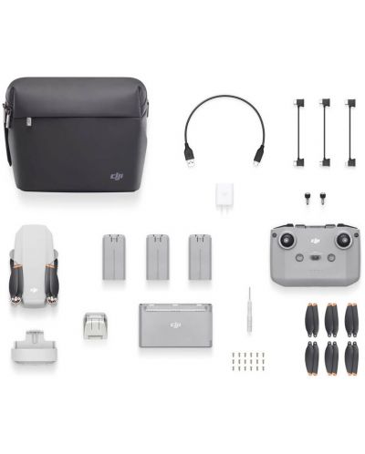 Drone DJI - Mini 2 Fly More Combo, 4K, 31 min, 10 km | Ozone.ro