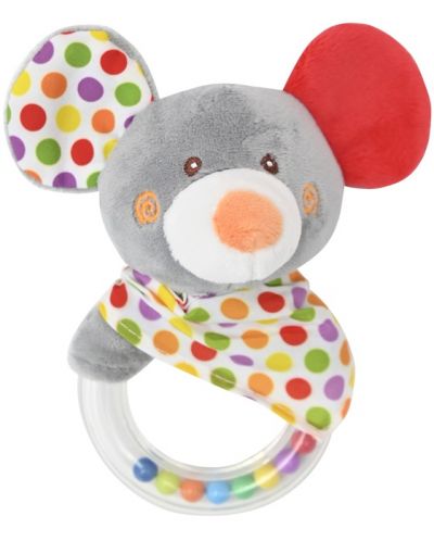 Trăncăneală cu inel Lorelli Toys - șoarece - 1