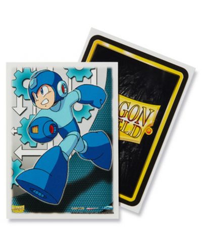 Protecții pentru cărți  Dragon Shield - Classic Art Sleeves Standard Size, Mega Man (100 buc.) - 2