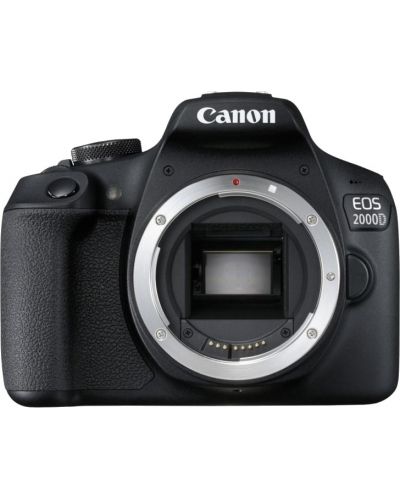 DSLR aparat foto Canon - EOS 2000D, EF-S18-55mm, EF75-300mm, negru - 9