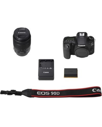 Aparat foto Canon - EOS 90D, EF-S 18-135 mm IS Nano, f/3.5-5.6, negru - 7