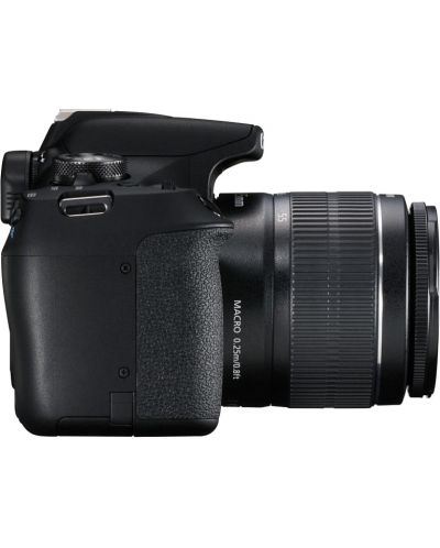 Aparat foto DSLR Canon - EOS 2000D, EF-S 18-55mm, SB130, negru - 5