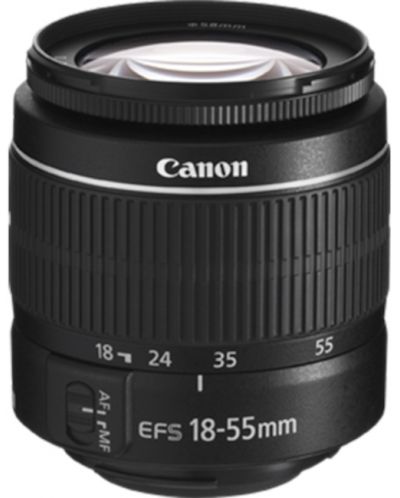 DSLR aparat foto Canon - EOS 2000D, EF-S18-55mm, EF75-300mm, negru - 4