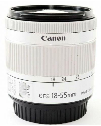 Aparat foto DSLR Canon - EOS 250D, EF-S 18-55mm ST, alb - 4