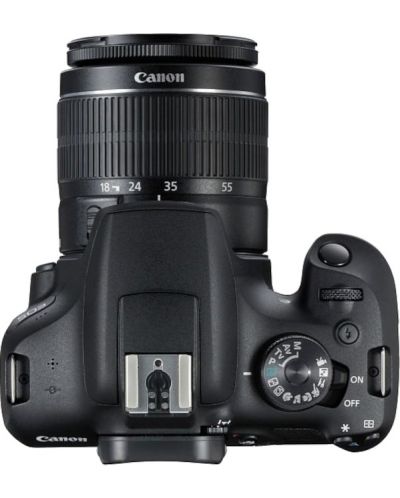 Aparat foto DSLR Canon - EOS 2000D, EF-S 18-55mm, SB130, negru - 8