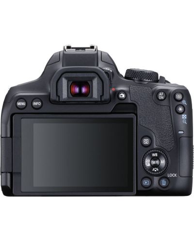 Aparat foto DSLR Canon - EOS 850D + obiectiv EF-S 18-55mm, negru - 5