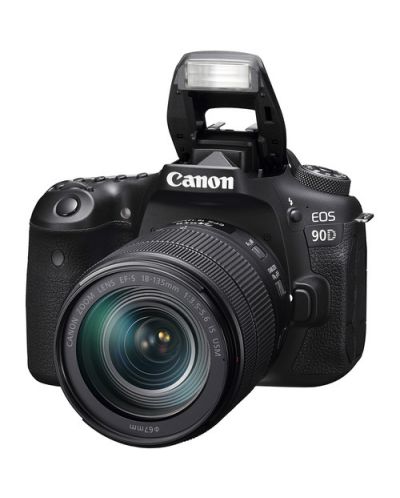 Aparat foto Canon - EOS 90D, EF-S 18-135 mm IS Nano, f/3.5-5.6, negru - 3