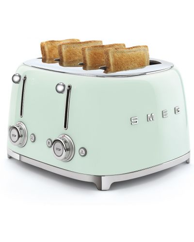 Toaster dublu Smeg - TSF03PGEU, 2000W, 6 trepte, verde - 5
