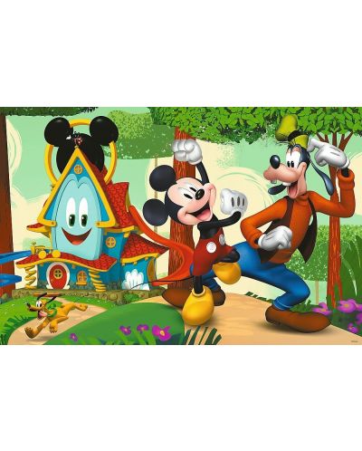 Puzzle dublu față Trefl din 24 de piese maxi - Mickey Mouse și prietenii - 2