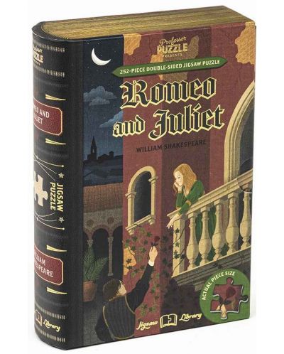 Un puzzle cu două fețe Professor Puzzle din 252 de piese - Romeo si Julieta - 1