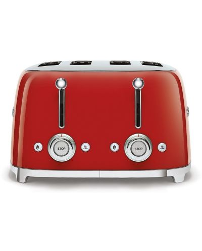 Toaster dublu Smeg - TSF03RDEU, 2000W, 6 trepte, roșu - 2