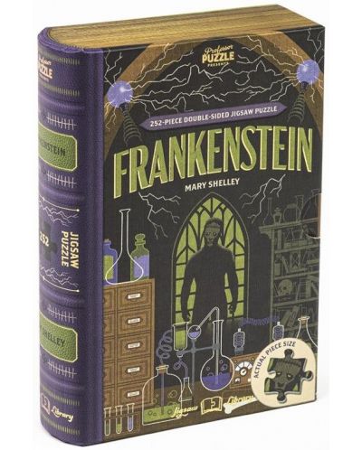 Un puzzle cu două fețe Professor Puzzle din 252 de piese - Frankenstein - 1