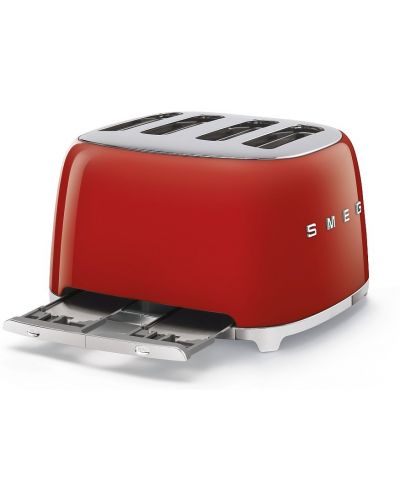 Toaster dublu Smeg - TSF03RDEU, 2000W, 6 trepte, roșu - 3