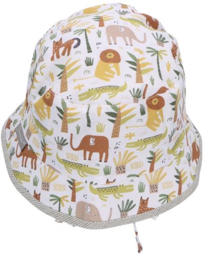 Pălărie de vară reversibilă pentru copii cu protecție UV 50+ Sterntaler - Jungle, 49 cm, 12-18 luni - 4