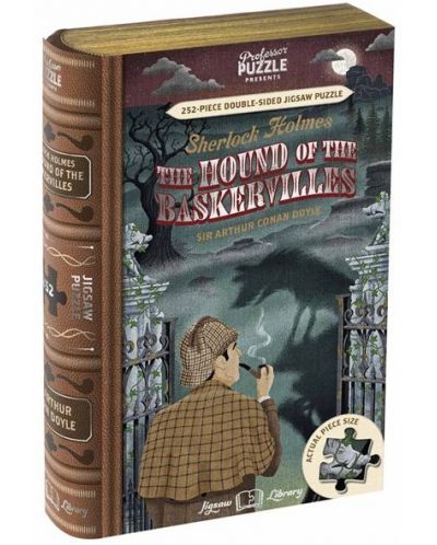 Un puzzle cu două fețe Professor Puzzle din 252 de piese - Sherlock Holmes, Câinele din Baskerville - 1