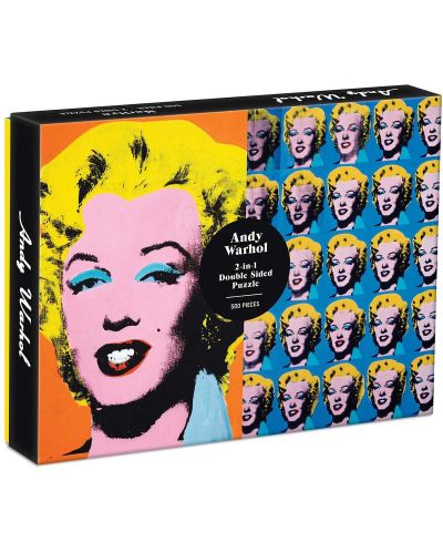 Galison Puzzle cu doua fete 500 de piese - Marilyn - 1