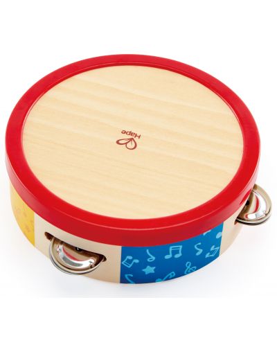 Instrument muzical pentru copii Hape - Tamburina, din lemn  - 1