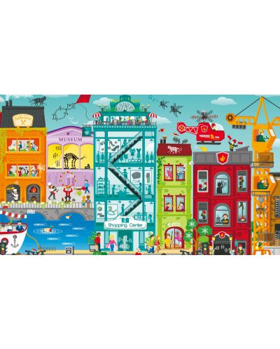 Puzzle pentru copii Hape - Animated City Puzzle - 4