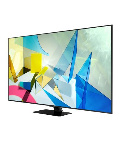 Televizor smart Samsung - 85Q80T, 85", 4K, QLED, gri - 2