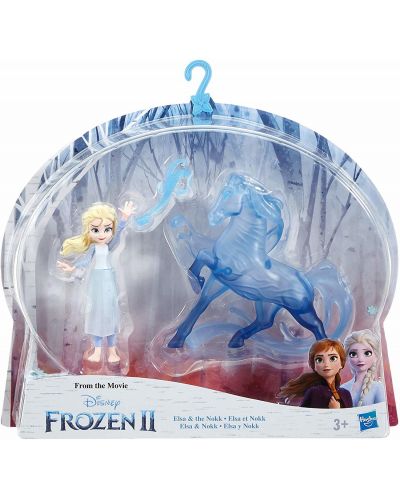 Set figurine Hasbro Frozen 2 - Momente din poveste, Elsa si Spiritul apei - 1