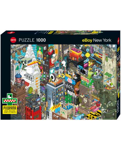 Puzzle-ghicitoare Heye de 1000 piese - New York Quest, eBoy - 1