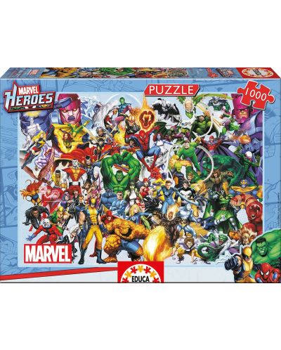 Puzzle Educa de 1000 piese - Eroii Marvel - 1