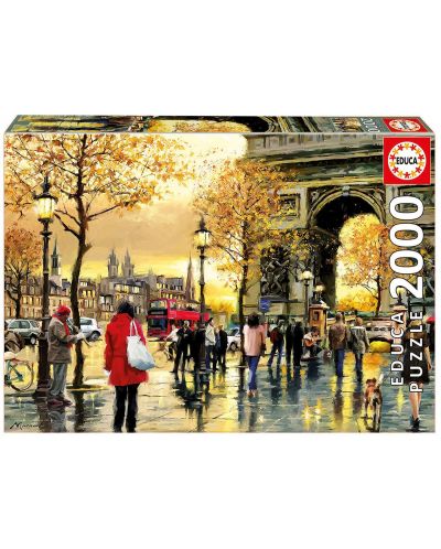 Puzzle Educa de 2000 piese - Arcul de Triumf, Paris - 1
