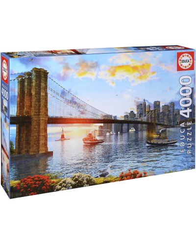 Puzzle Educa de 4000 piese - Podul Brooklyn - 1