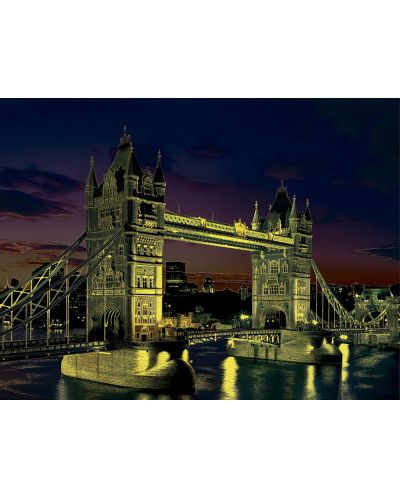Puzzle neon Educa de 1000 piese - Tower Bridge, Londra - 3