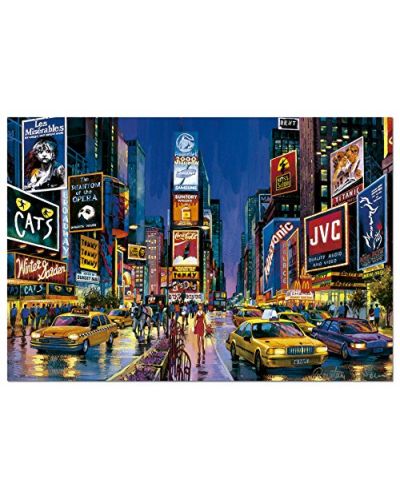 Puzzle neon Educa de 1000 piese - Times Square, New York - 2