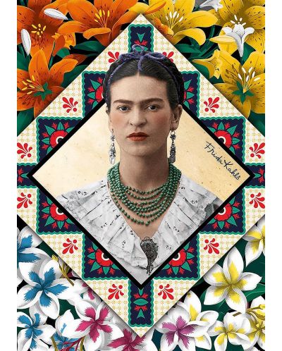 Puzzle Educa de 500 piese - Frida Kahlo - 2
