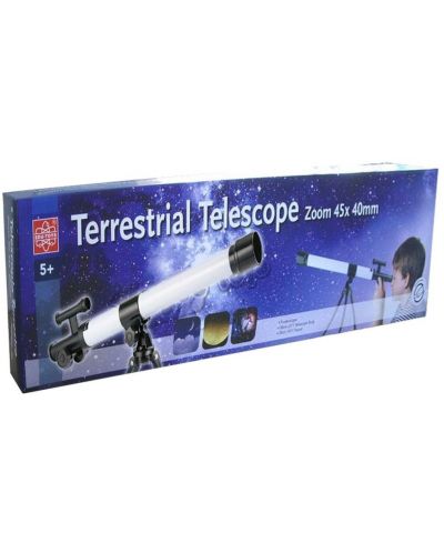 Jucarie educativa Edu Toys - Telescop cu trepied, obiectiv 40 x 45 - 1