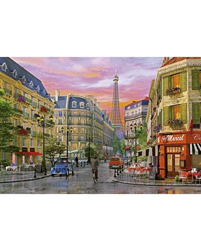 Puzzle Educa de 5000 piese - Strada in Paris, Dominic Davison - 2
