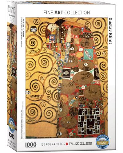Puzzle Eurographics de 1000 piese – Implinire, Gustav Klimt - 1