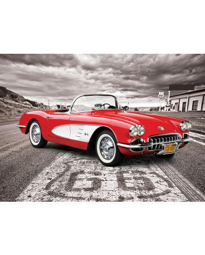 Puzzle Eurographics de 1000 piese – Autoturisme clasice Chevrolet din anul 1959 - 2