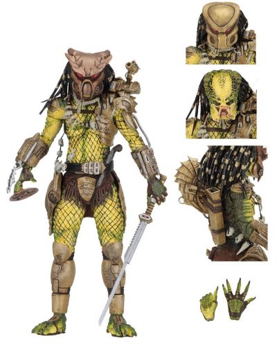 Figurina de actiune NECA Movies: Predator - Ultimate Elder (The Golden Angel), 21cm - 2