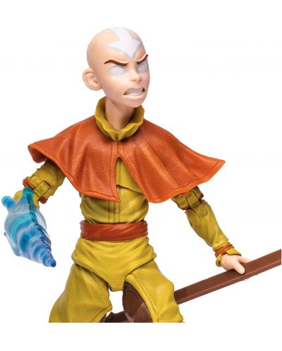 Figurina de actiune McFarlane Animation: Avatar: The Last Airbender - Aang (Avatar State) (Gold Label), 18 cm - 2