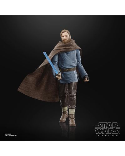 Figurina de actiune Hasbro Movies: Star Wars - Obi-Wan Kenobi (Tibidon Station) (Black Series), 15 εκ - 4