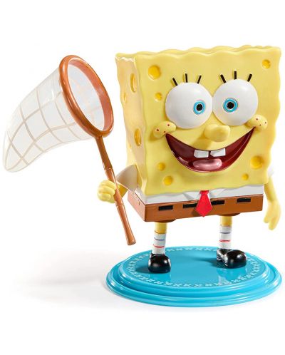 Figurină de acțiune The Noble Collection Animation: SpongeBob - SpongeBob SquarePants (Bendyfig), 12 cm - 4