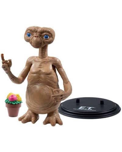 Figura de actiune The Noble Collection Movies: E.T. the Extra-Terrestrial - E.T. (Bendyfigs), 14 cm - 2