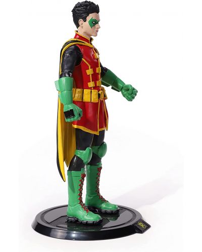 Figurina de actiune The Noble Collection DC Comics: Batman - Robin (Bendyfigs), 19 cm	 - 2