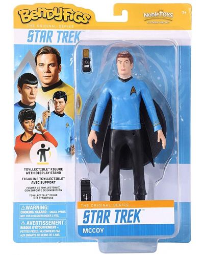 Figurina de actiune The Noble Collection Television: Star Trek - Kirk (Bendyfigs), 19 cm	 - 6