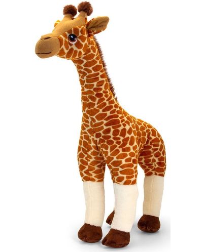 Jucarie ecologica de plus Keel Toys Keeleco - Girafa, 50 cm - 1