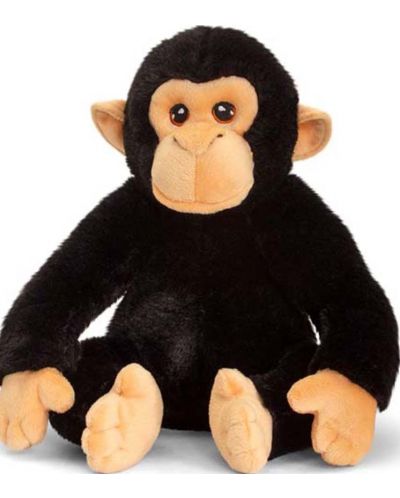 Jucarie ecologica de plus Keel Toys Keeleco - Cimpanzeu, 25 cm - 1