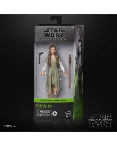 Figurină de acțiune Hasbro Movies: Star Wars - Princess Leia (Ewok Village) (Black Series), 15 cm - 8