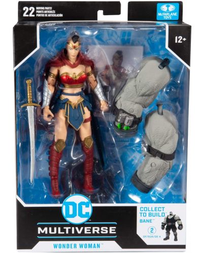 Figurina de actiune McFarlane DC Comics: Batman - Wonder Woman (Last Knight on Earth), 18 cm - 7